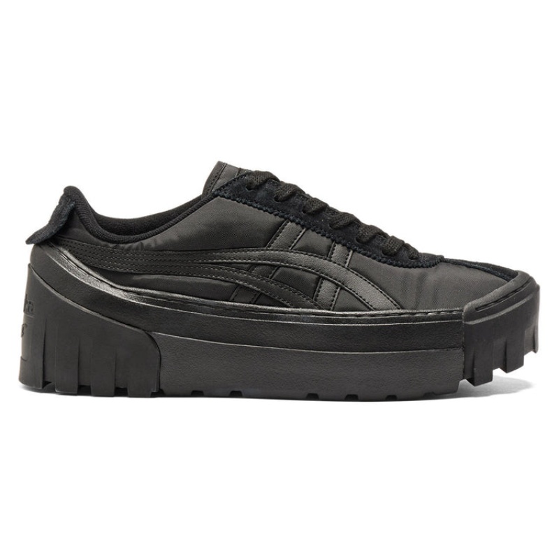 Black / Black Women\'s Onitsuka Tiger Delegation Chunk Sneakers Online India | W2M-9967