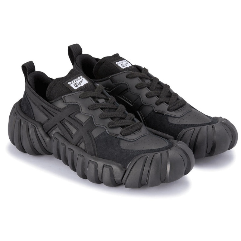 Black / Black Women's Onitsuka Tiger Dentigre Ls Sneakers Online India | G4S-6666