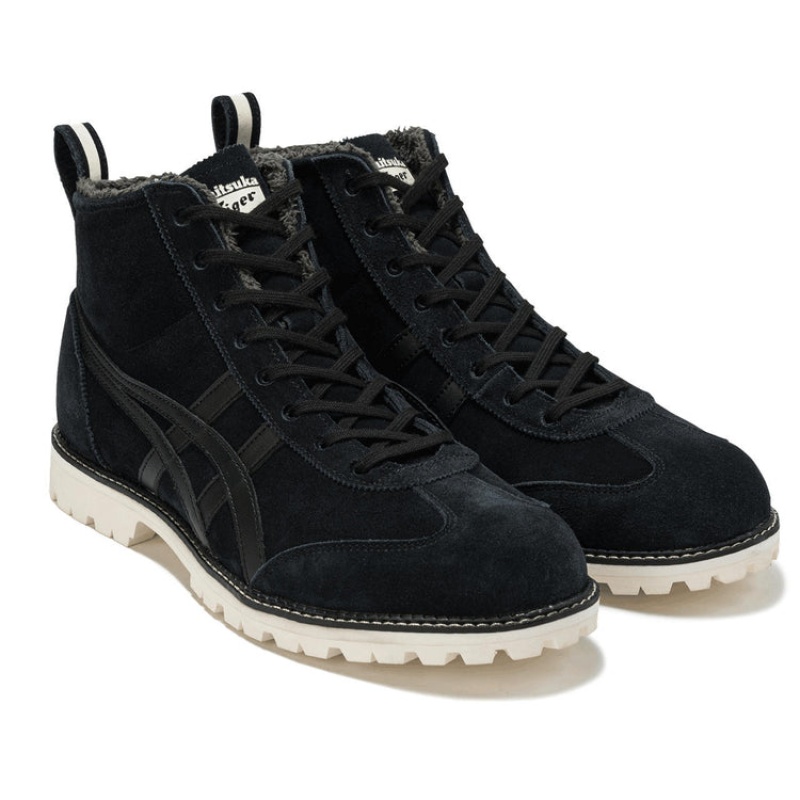 Black / Black Women's Onitsuka Tiger Mexico Rinkan Sneakers Online India | R9X-3200