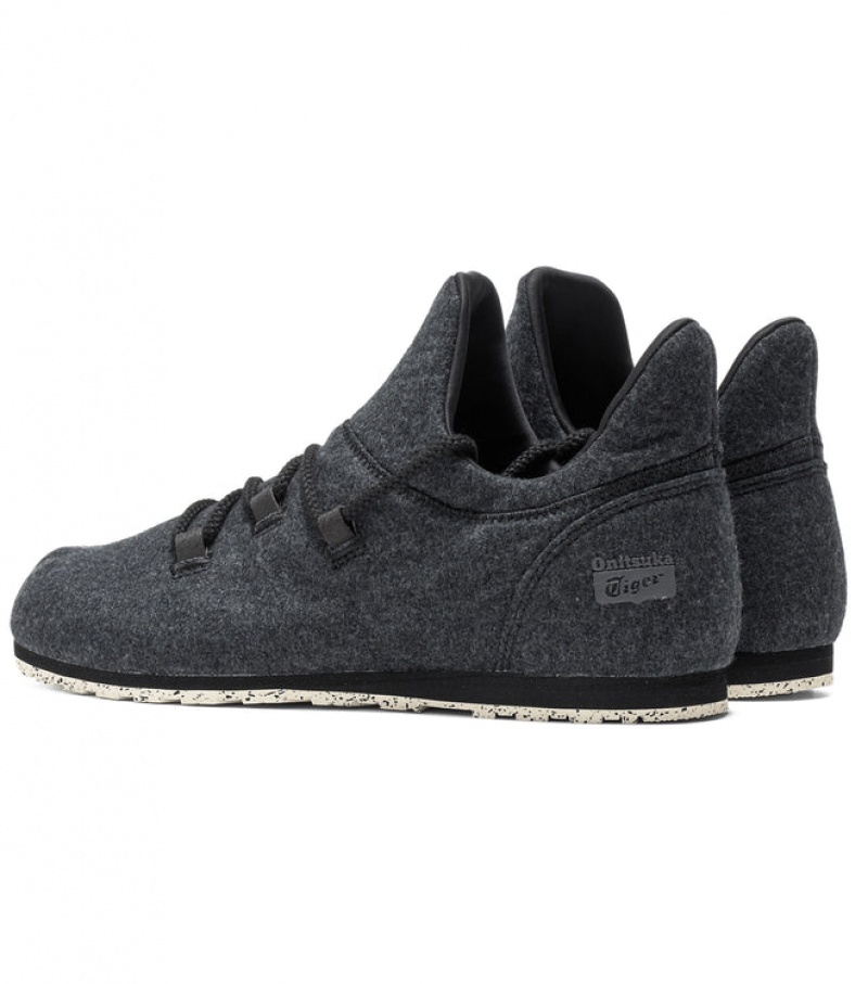 Black / Black Women's Onitsuka Tiger Monte Pokhara Sneakers Online India | A9X-1627