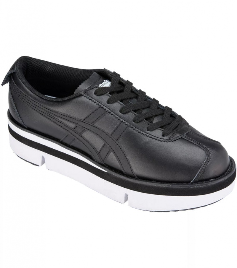 Black / Black Women's Onitsuka Tiger Pokkuri Sneaker Pf Sneakers Online India | W7M-2105