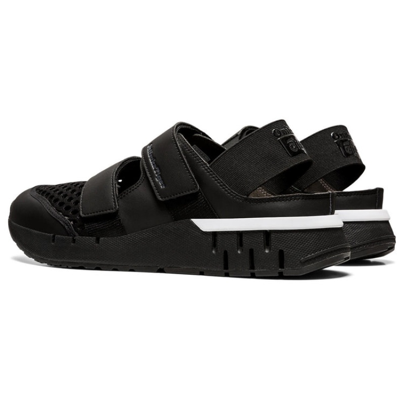 Black / Black Women's Onitsuka Tiger Rebilac Sandals Online India | I0Y-3263