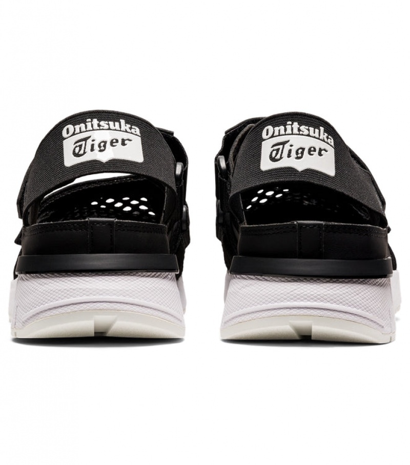 Black / Black Women's Onitsuka Tiger Rebilac Sandals Online India | Q1R-2687