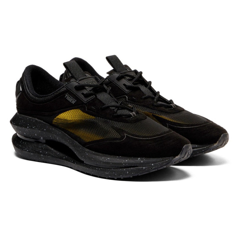 Black / Black Women's Onitsuka Tiger Runger Sneakers Online India | X5L-0612