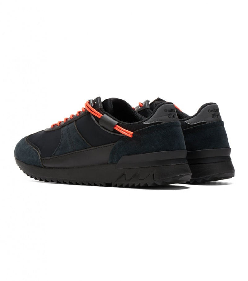 Black / Black Women's Onitsuka Tiger Tiger Tracer Ex Sneakers Online India | S6S-8644