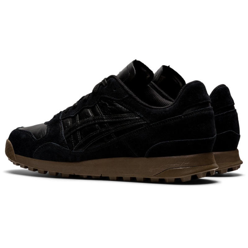 Black / Black Women's Onitsuka Tiger Tiger Horizonia Sneakers Online India | N4I-7204