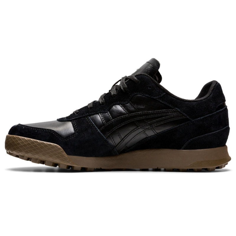 Black / Black Women's Onitsuka Tiger Tiger Horizonia Sneakers Online India | N4I-7204