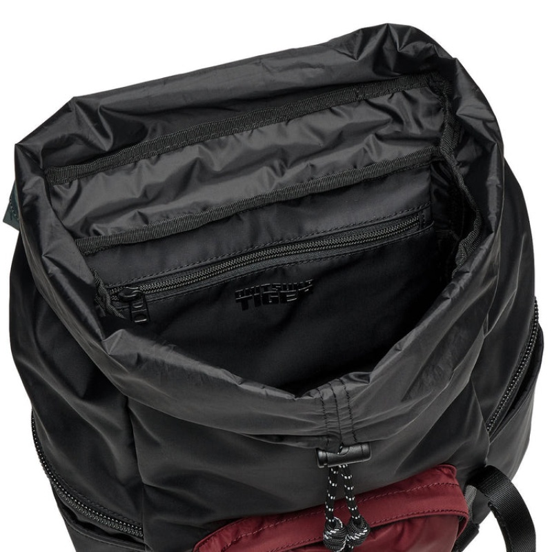 Black / Burgundy Men's Onitsuka Tiger Backpacks Online India | C9Y-3920