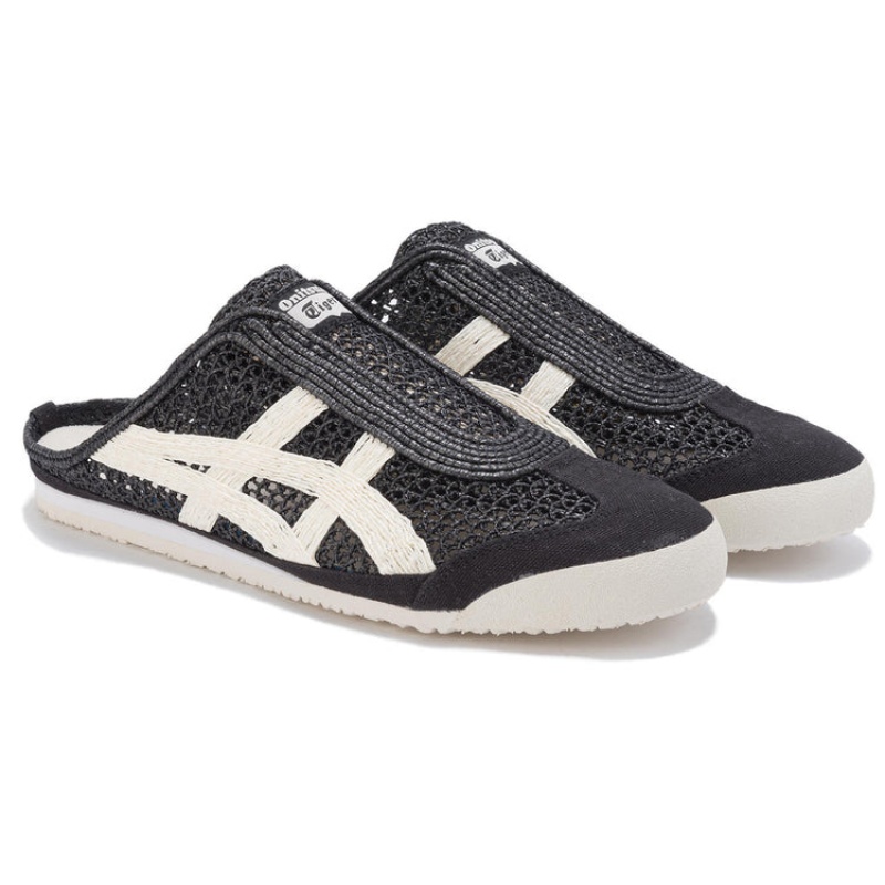 Black / Cream Men's Onitsuka Tiger Sabot Mexico 66 Online India | D9Y-6429