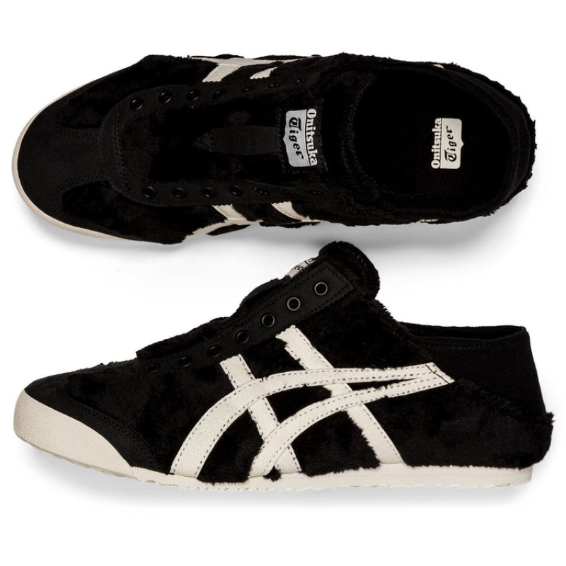 Black / Cream Women's Onitsuka Tiger Paraty Mexico 66 Paraty Online India | E6Y-4061