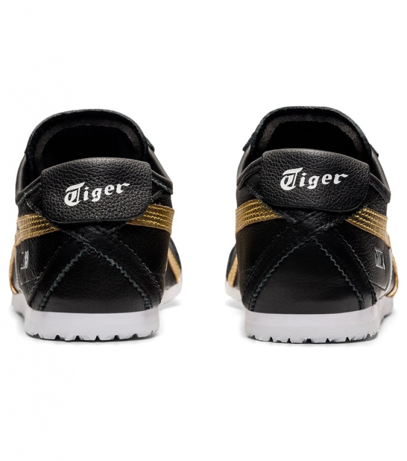 Black / Gold Men's Onitsuka Tiger Mexico 66 Online India | V3F-2094