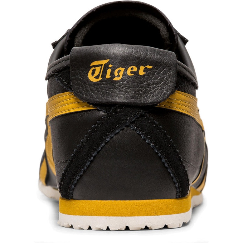 Black / Gold Men's Onitsuka Tiger Mexico 66 Online India | F1D-7357