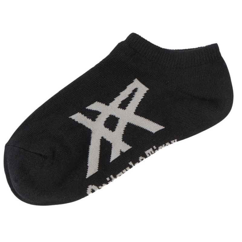 Black / Grey Men's Onitsuka Tiger Ankle Socks Online India | L0B-6236