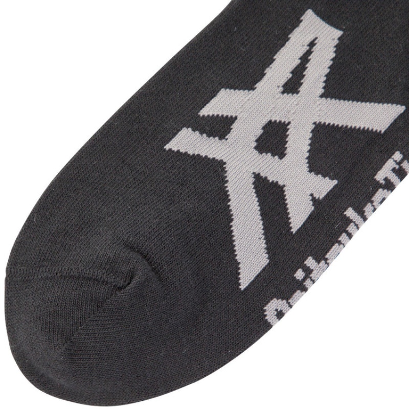 Black / Grey Women's Onitsuka Tiger Ankle Socks Online India | L8C-9016