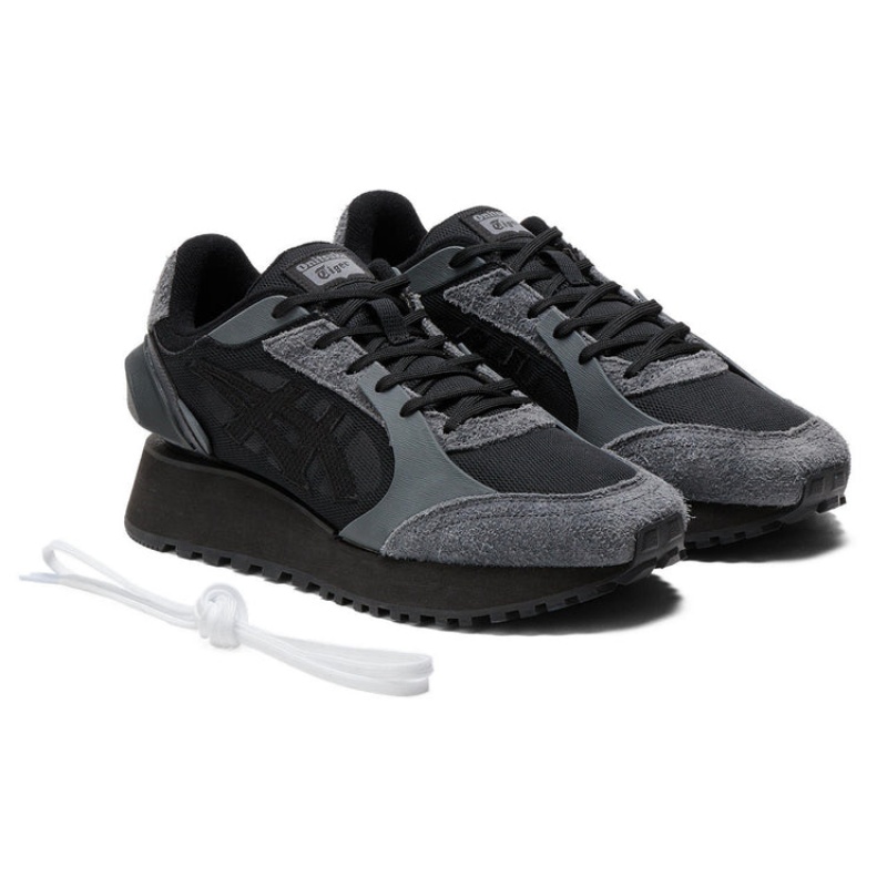 Black / Grey Women's Onitsuka Tiger Moage Co Sneakers Online India | Q2T-5505