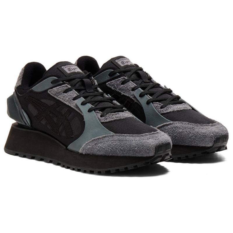 Black / Grey Women's Onitsuka Tiger Moage Co Sneakers Online India | Q2T-5505