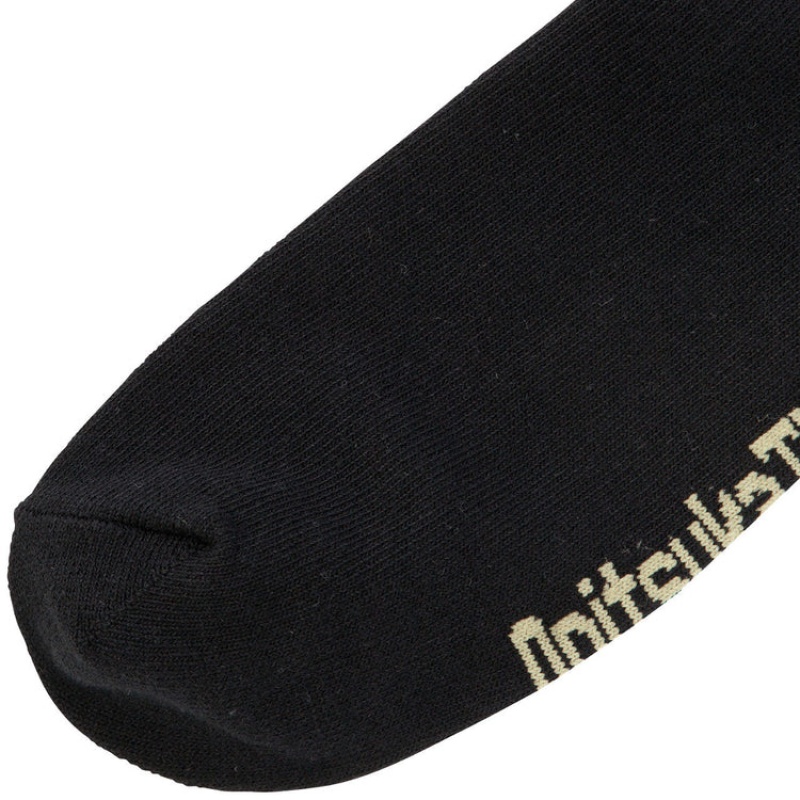 Black / Khaki Men's Onitsuka Tiger Middle Socks Online India | U8Z-9127