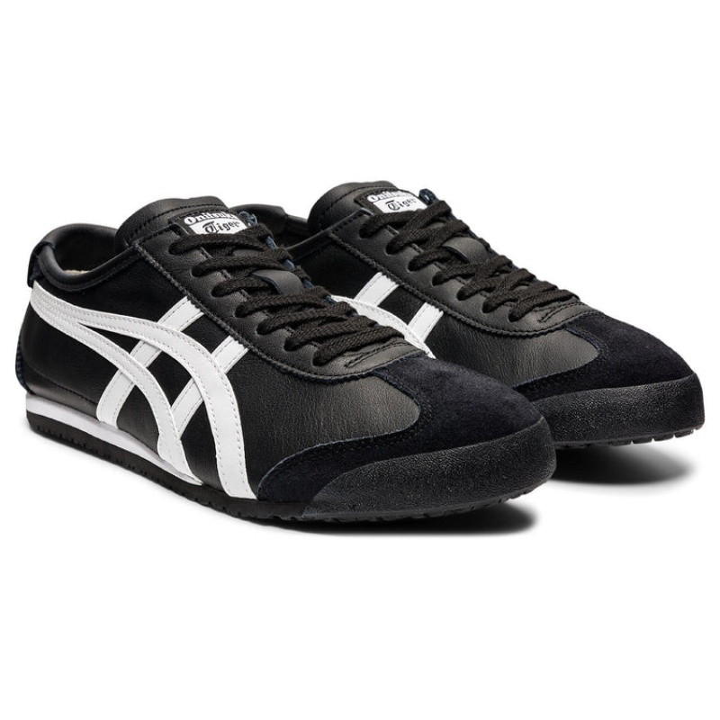 Black / White Men's Onitsuka Tiger Mexico 66 Online India | R3A-3813