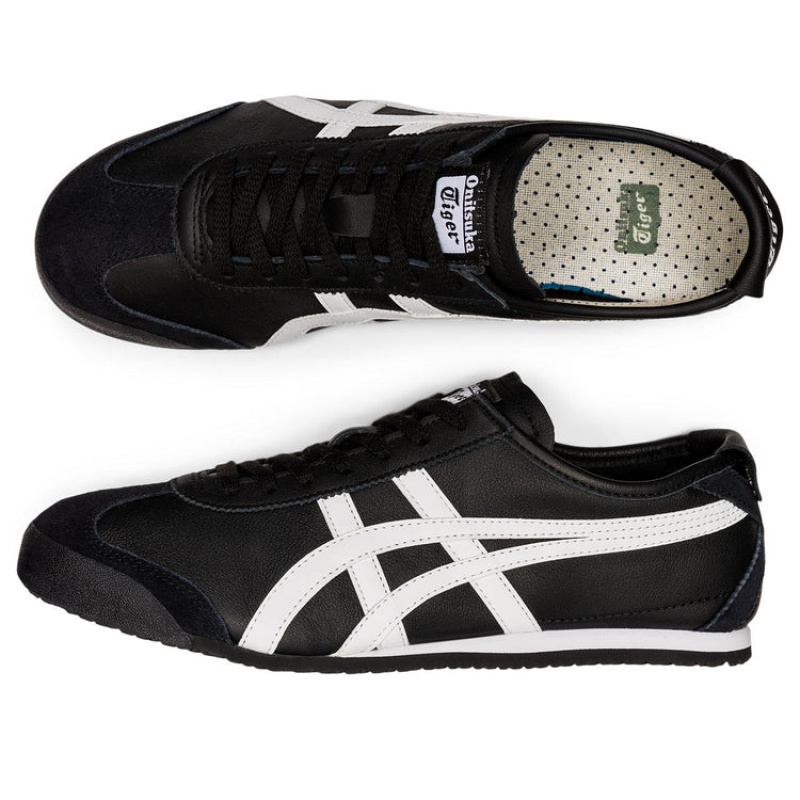 Black / White Men's Onitsuka Tiger Mexico 66 Online India | R3A-3813