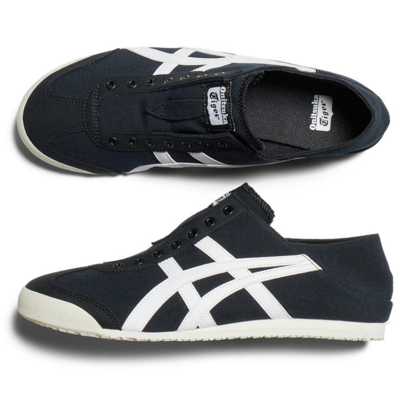 Black / White Men's Onitsuka Tiger Mexico 66 Paraty Online India | R6X-8315