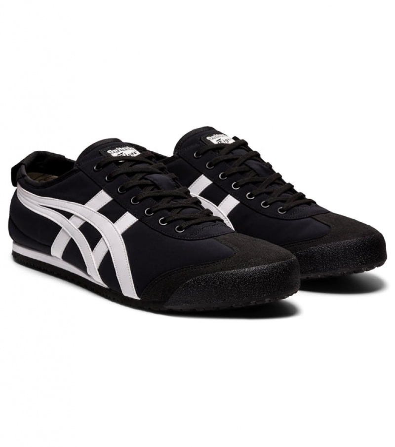 Black / White Men's Onitsuka Tiger Mexico 66 Online India | X5M-9802