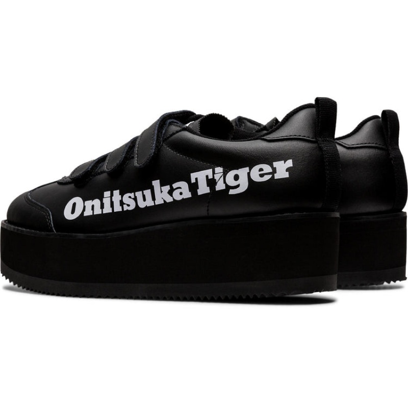 Black / White Women's Onitsuka Tiger Delegation Chunk W Sneakers Online India | S4U-7334