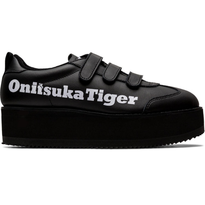 Black / White Women\'s Onitsuka Tiger Delegation Chunk W Sneakers Online India | S4U-7334