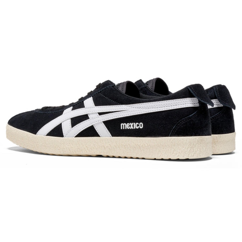 Black / White Women's Onitsuka Tiger Mexico Delegation Sneakers Online India | X4I-2880