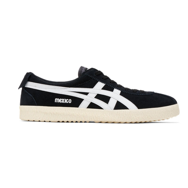 Black / White Women\'s Onitsuka Tiger Mexico Delegation Sneakers Online India | X4I-2880