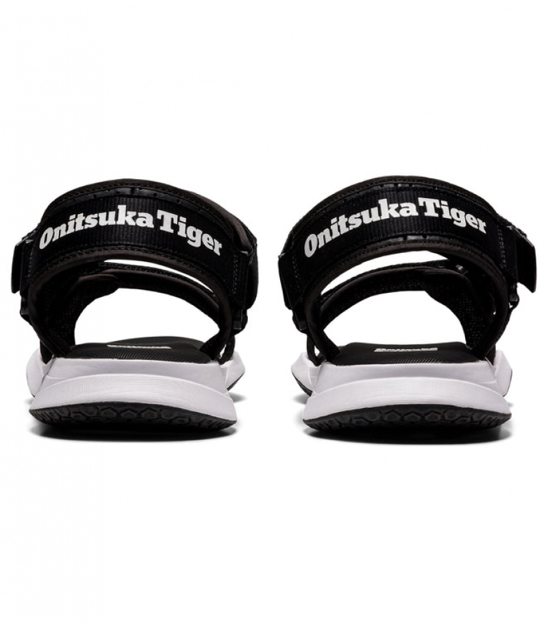 Black / White Women's Onitsuka Tiger Ohbori Strap Sneakers Online India | D1W-1095