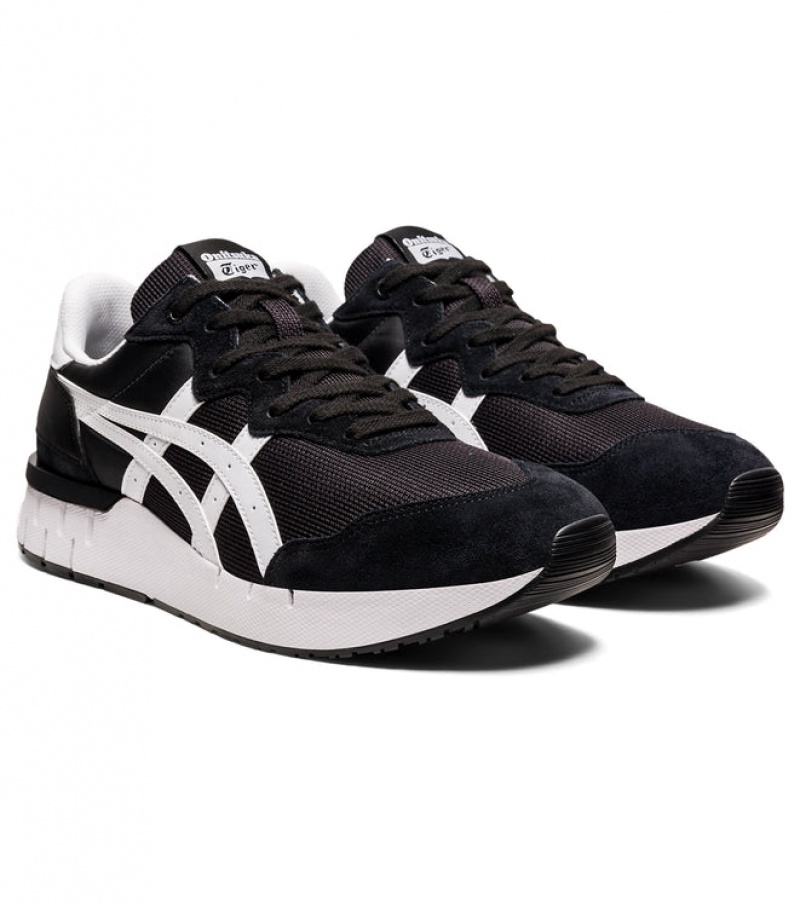 Black / White Women's Onitsuka Tiger Rebilac Runner Sneakers Online India | B8X-4805