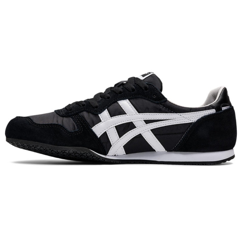 Black / White Women's Onitsuka Tiger Serrano Sneakers Online India | O0S-6215