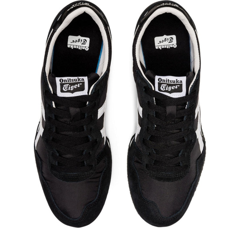 Black / White Women's Onitsuka Tiger Serrano Sneakers Online India | O0S-6215