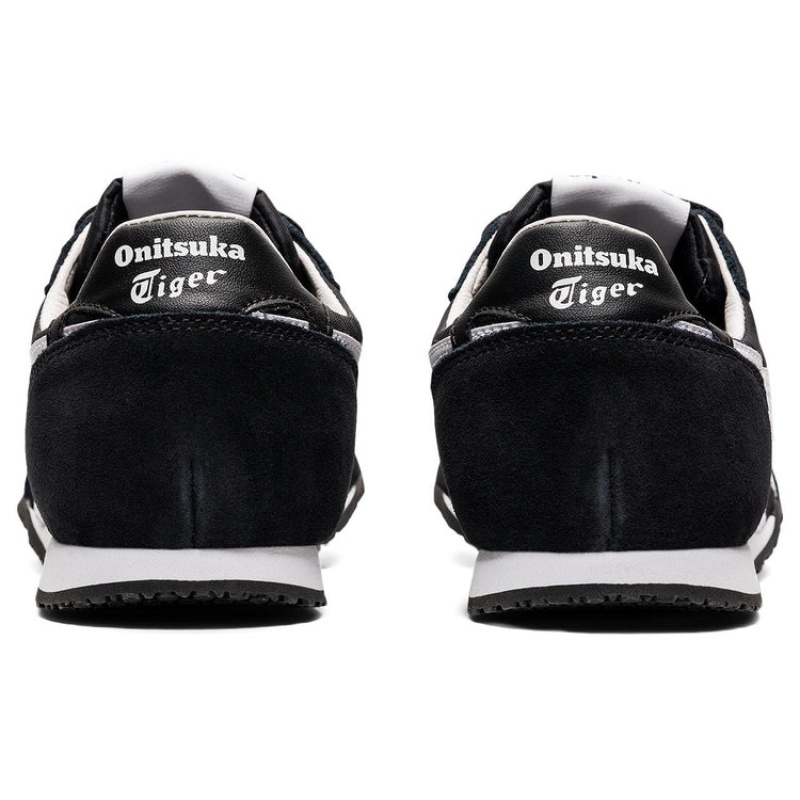 Black / White Women's Onitsuka Tiger Serrano Sneakers Online India | O0S-6215