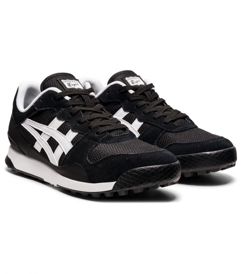 Black / White Women's Onitsuka Tiger Tiger Horizonia Sneakers Online India | W1S-9354