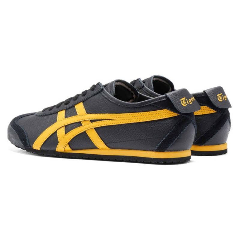 Black / Yellow Men's Onitsuka Tiger Mexico 66 Online India | V9D-8098