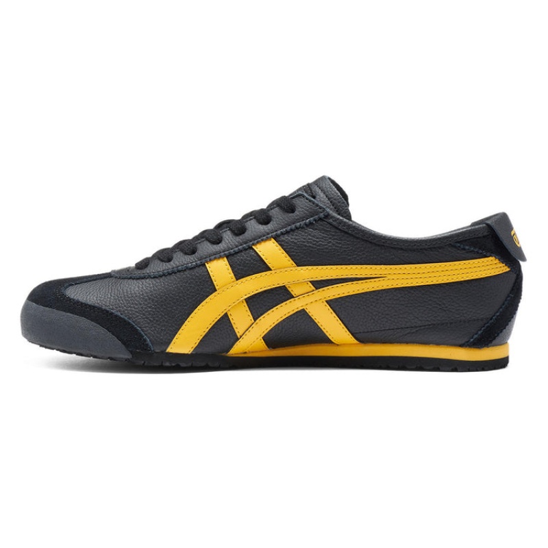 Black / Yellow Men's Onitsuka Tiger Mexico 66 Online India | V9D-8098