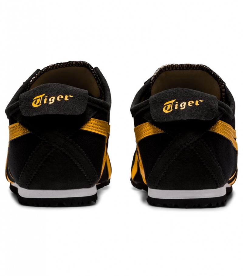 Black / Yellow Men's Onitsuka Tiger Mexico 66 Slip-on Online India | B3X-3601