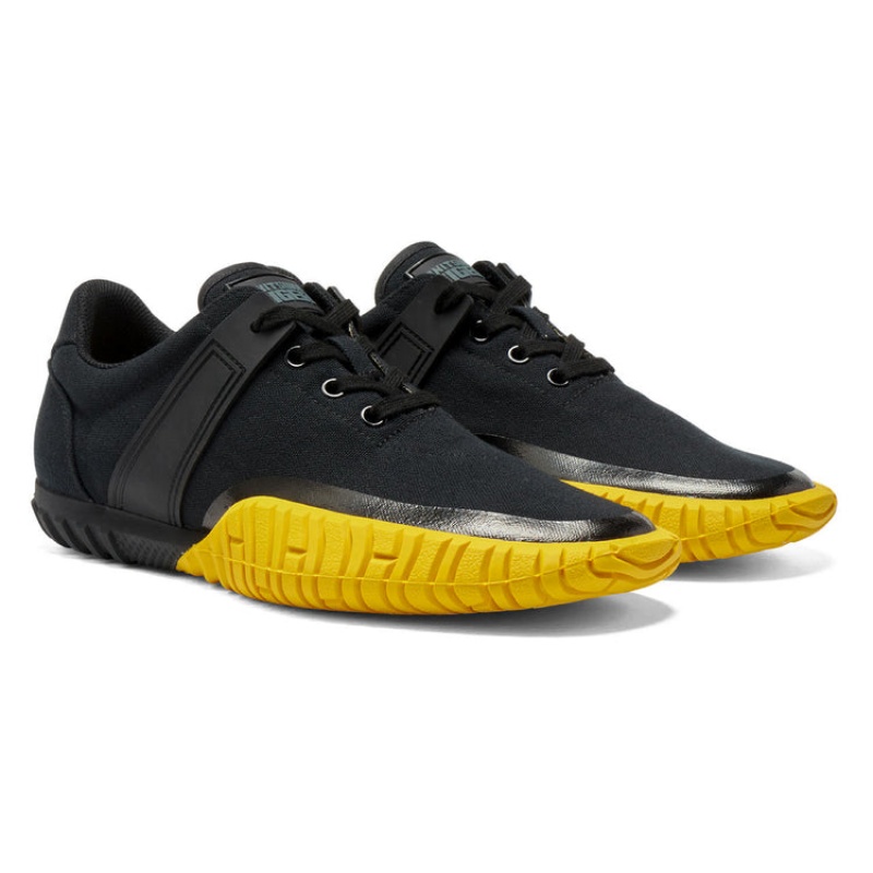 Black / Yellow Women's Onitsuka Tiger Duck Tiger Sneakers Online India | O2H-9494