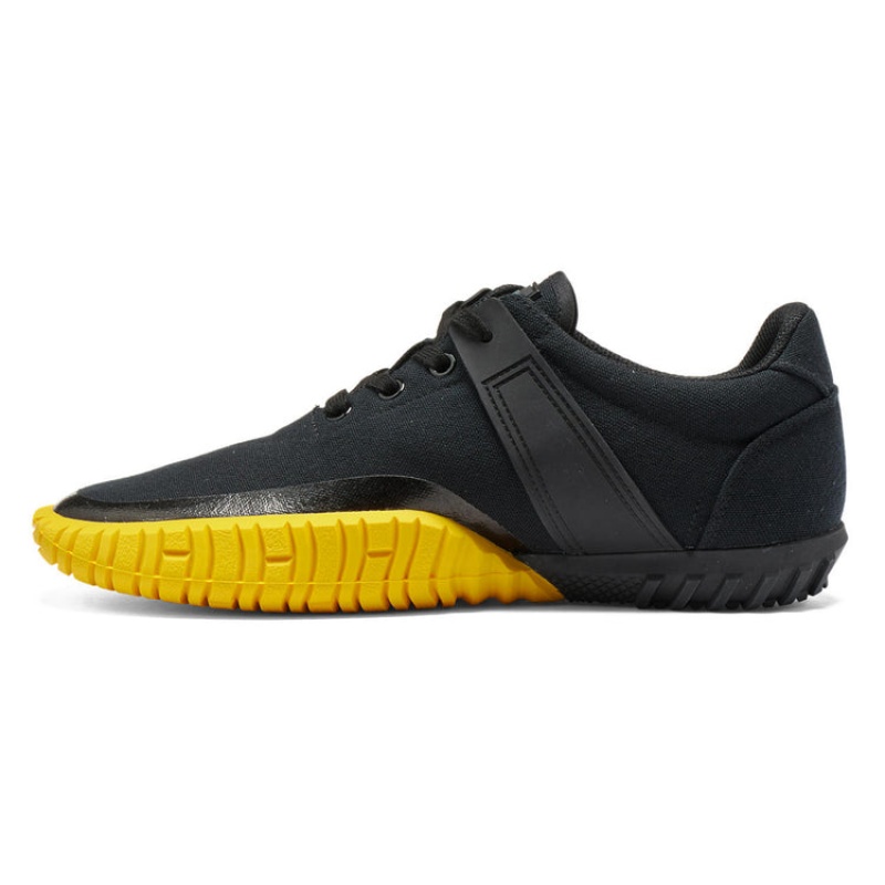 Black / Yellow Women's Onitsuka Tiger Duck Tiger Sneakers Online India | O2H-9494