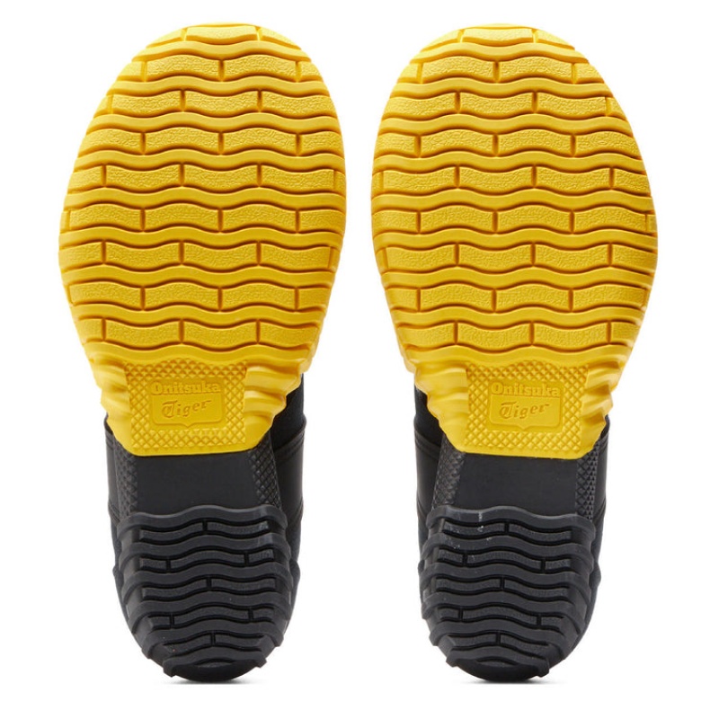 Black / Yellow Women's Onitsuka Tiger Duck Tiger Sneakers Online India | O2H-9494