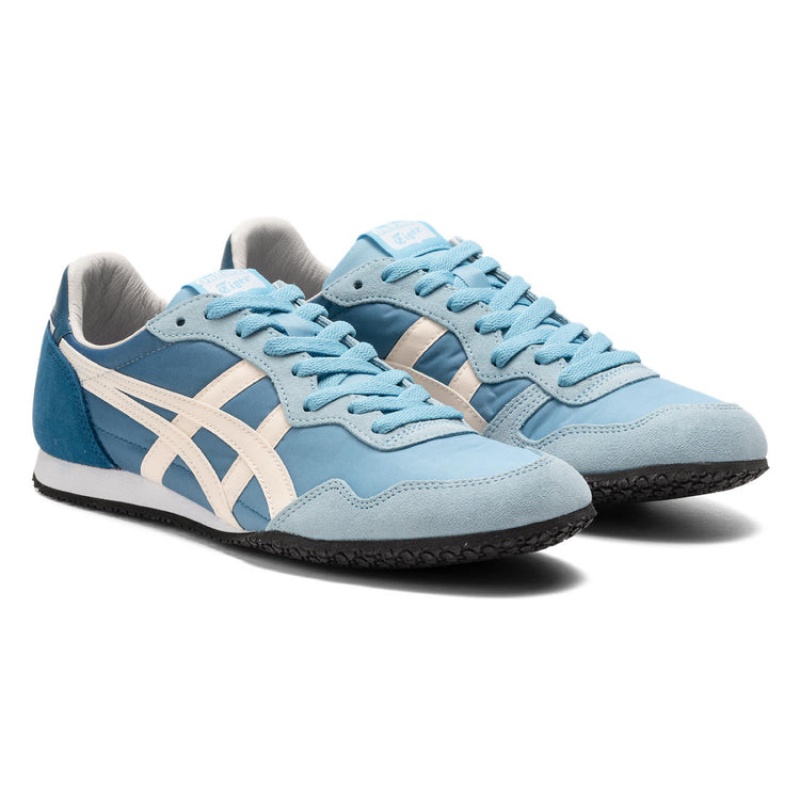 Blue / White Men's Onitsuka Tiger Serrano Online India | G0N-0423