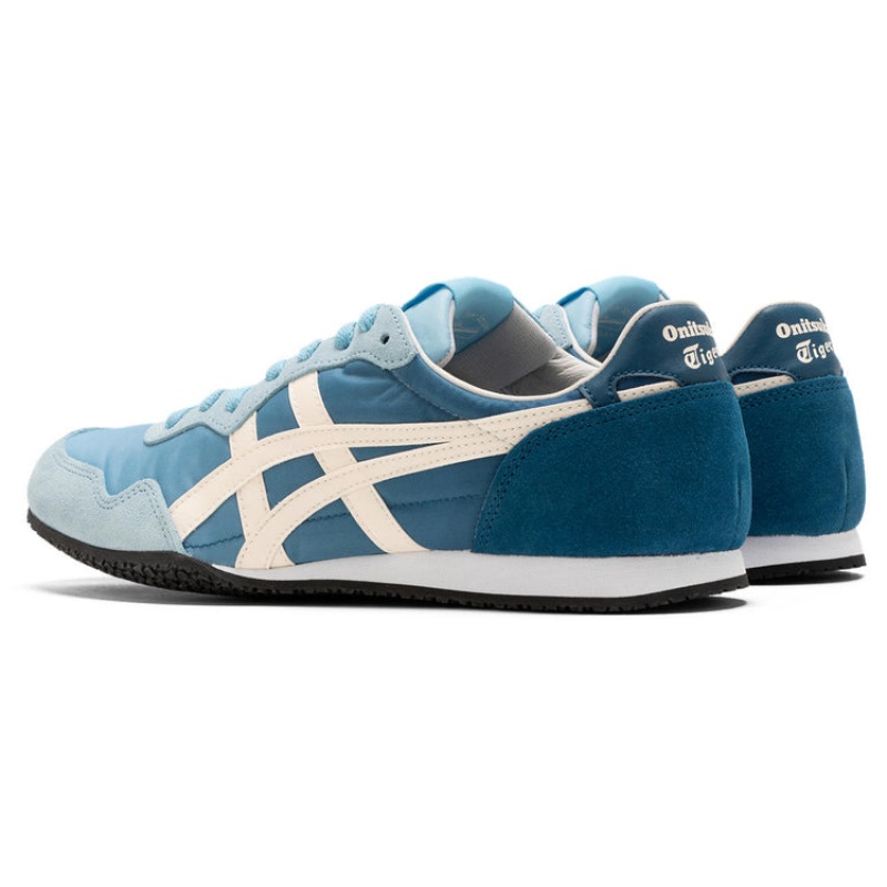 Blue / White Men's Onitsuka Tiger Serrano Online India | G0N-0423