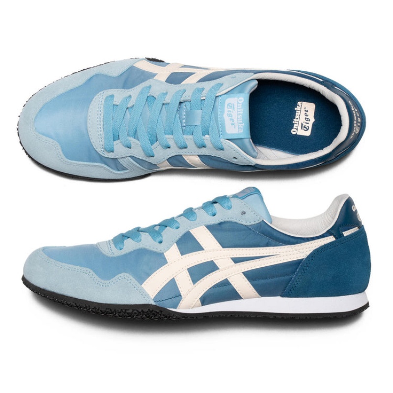 Blue / White Women's Onitsuka Tiger Serrano Sneakers Online India | F6B-9646