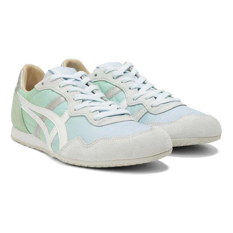 Blue / White Women's Onitsuka Tiger Serrano Sneakers Online India | Y8H-9884