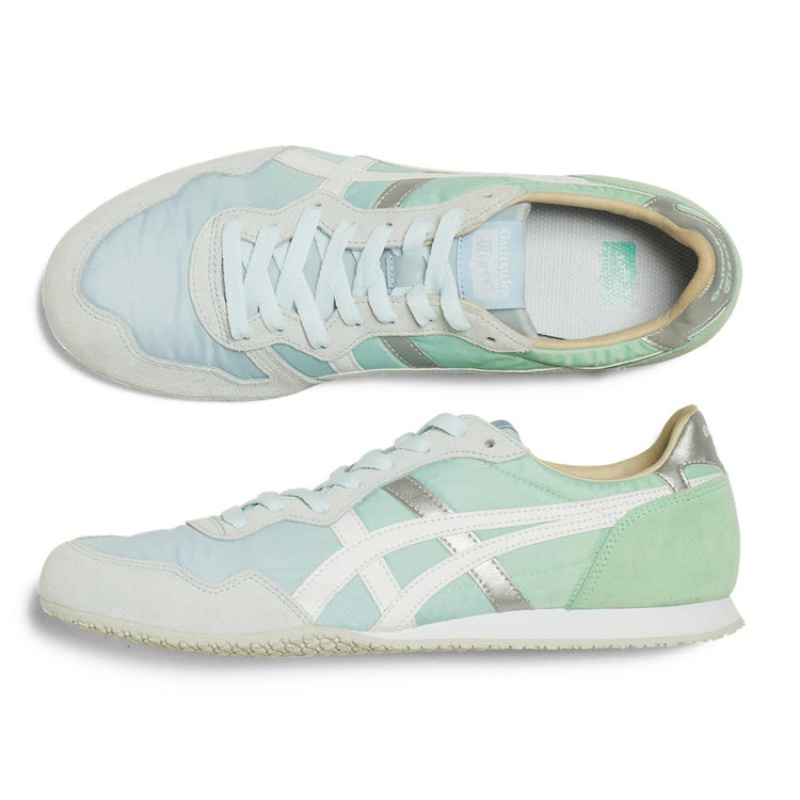 Blue / White Women's Onitsuka Tiger Serrano Sneakers Online India | Y8H-9884