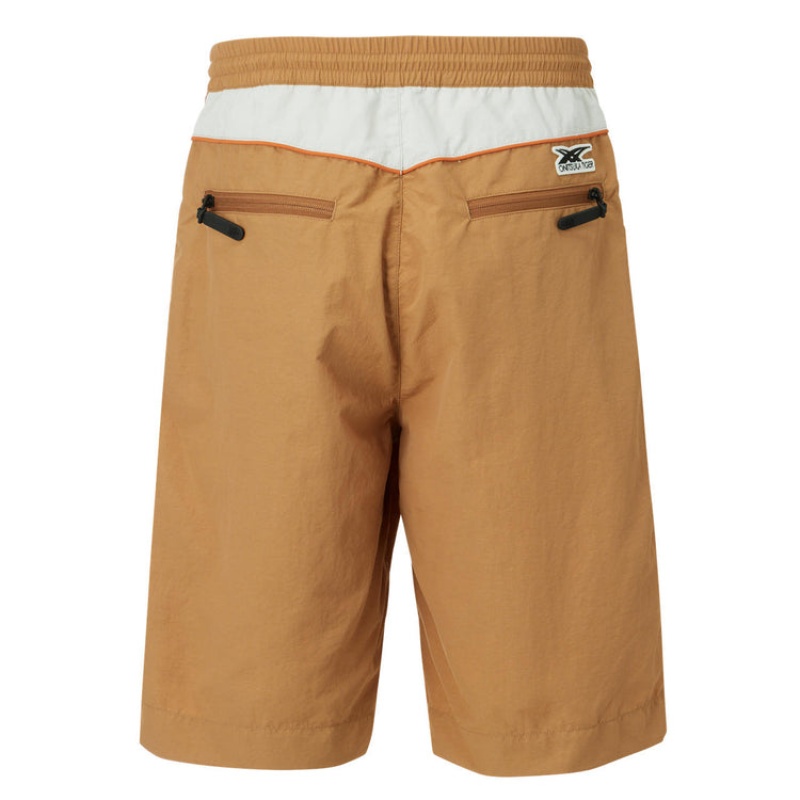 Brown Men's Onitsuka Tiger Shorts Online India | O7L-3440