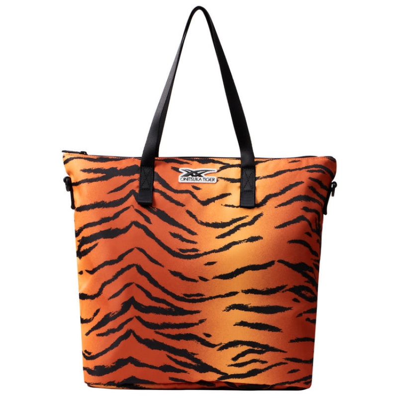 Brown / Black Women\'s Onitsuka Tiger P Tote Bags Bags Online India | H3J-9155