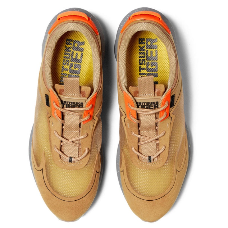 Brown / Orange Women's Onitsuka Tiger Runger Sneakers Online India | E2P-6575