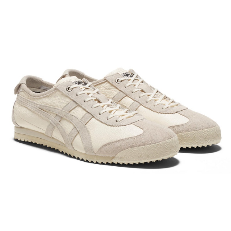 Cream / Beige Women's Onitsuka Tiger Mexico 66 SD Online India | S2A-7082